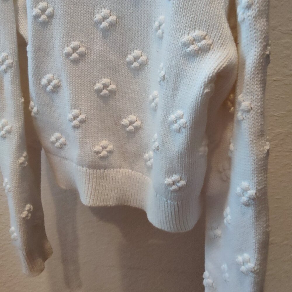 Girls J.Crew Off-White Sweater – Size 10 – Soft & Chic! - Picture 5 of 5